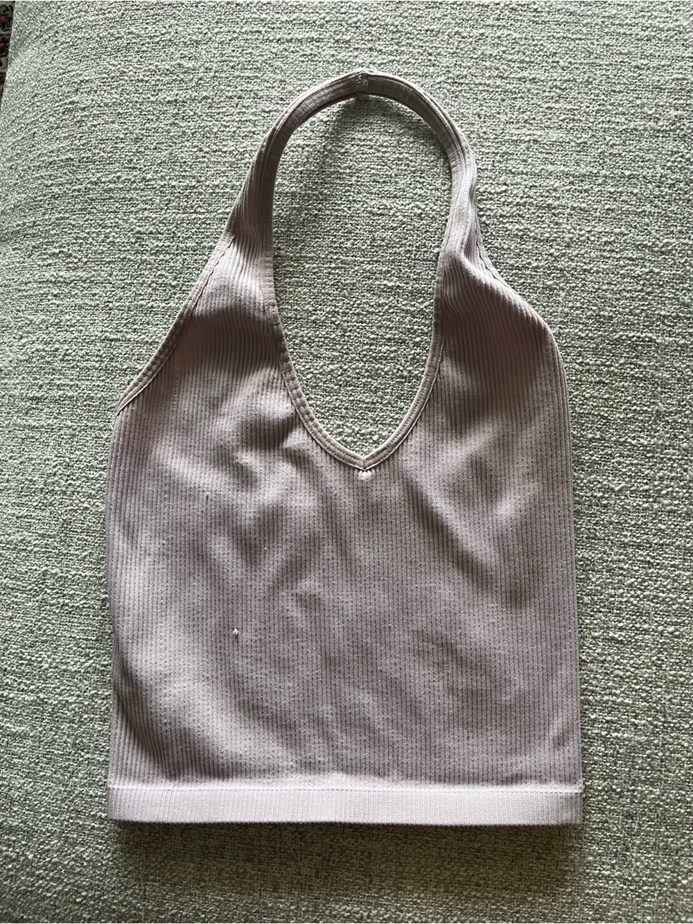 Urban Outfitters Lavender Ribbed Halter Tank